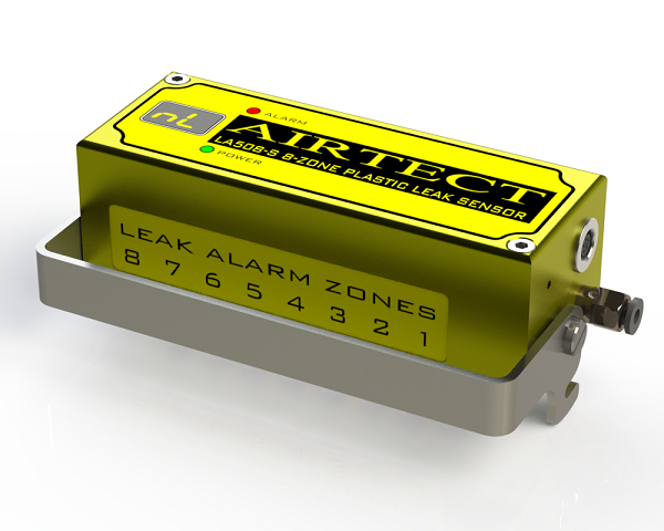 AIRTECT LA508S 8-Zone Modular Stand-Alone Leak Alarm Manifold