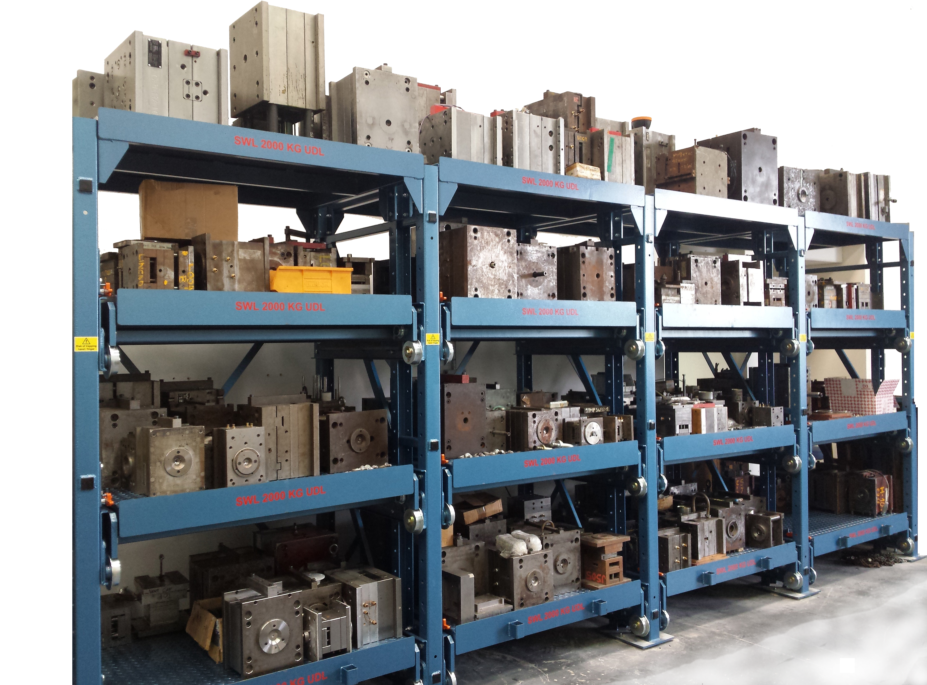 Rack Storage System Provides Molder with Significant Cost Savings