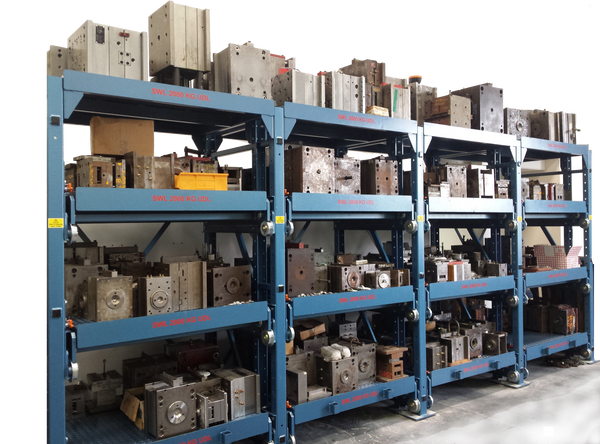 Rack Storage System Provides Molder with Significant Cost Savings