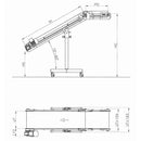 Inclined/Top Conveyor with PU/PVC Belt - Plastics Solutions USA