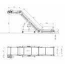 Inclined/Horizontal/Top Conveyor with PU/PVC Belt - Plastics Solutions USA
