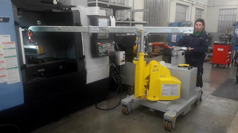 Electric Crane GB 500_TR VERTICAL Series for Molds up to 500 kg (1100 lbs)