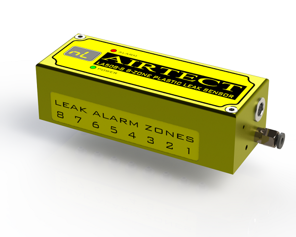 Modular Lrm Unit AIRTECT LA508S 8-Zone Modular Stand-Alone Leak Alarm Manifold