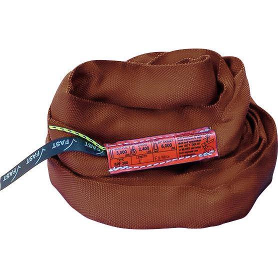 SPF 1700 (Brown) Polyester Round Slings - Plastics Solutions USA