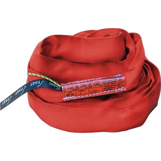 SPF 1400 (Red) Polyester Round Slings - Plastics Solutions USA